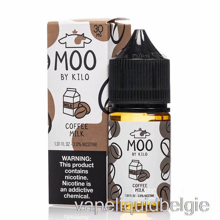 Vape België Koffiemelk - Moo-zouten - 30ml 30mg